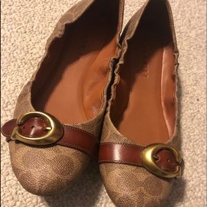 COACH Stanton Buckle flat Size 8 PRISTINE in box